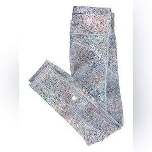 Lululemon Wunder Under Crop Leggings – Summer Haze Print – Size 4